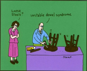Cartoon of Irritable Dowel Syndrome