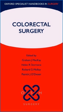 Picture of the book "Colorectal Surgery", published by Oxford University Press. G MacKay and R Molloy editors